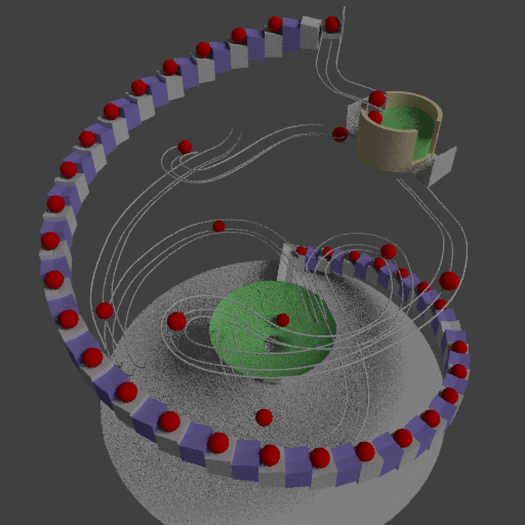 ball roller coaster animation preview image 1